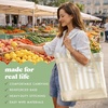 image:imageFit amp Fresh XL Insulated Cooler Bag for Groceries Collapsible Soft Cooler  LeakResistant EasytoClean amp Durable Food Carrier Thermal Cooler Bag Insulated Grocery Tote Bag Farmers Market Tote BagPina Colada