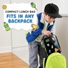 image:imageFit amp Fresh x Pipsticks Insulated Kids Lunch Bag wIncluded Sticker Sheet  Bottle Pocket Easy Carry Handle BPAFree EasytoClean LeakResistant Kids Lunch Bag School Toddler Lunch BoxBlack