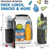 image:imageFit amp Fresh x Pipsticks Insulated Kids Lunch Bag wIncluded Sticker Sheet  Bottle Pocket Easy Carry Handle BPAFree EasytoClean LeakResistant Kids Lunch Bag School Toddler Lunch BoxBlack