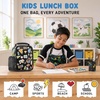image:imageFit amp Fresh x Pipsticks Insulated Kids Lunch Bag wIncluded Sticker Sheet  Bottle Pocket Easy Carry Handle BPAFree EasytoClean LeakResistant Kids Lunch Bag School Toddler Lunch BoxBlack