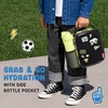 image:imageFit amp Fresh x Pipsticks Insulated Kids Lunch Bag wIncluded Sticker Sheet  Bottle Pocket Easy Carry Handle BPAFree EasytoClean LeakResistant Kids Lunch Bag School Toddler Lunch BoxBlack