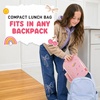 image:imageFit amp Fresh x Pipsticks Insulated Kids Lunch Bag wIncluded Sticker Sheet  Bottle Pocket Easy Carry Handle BPAFree EasytoClean LeakResistant Kids Lunch Bag School Toddler Lunch BoxPink Gingham