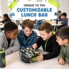 image:imageFit amp Fresh x Pipsticks Insulated Kids Lunch Bag wIncluded Sticker Sheet  Bottle Pocket Easy Carry Handle BPAFree EasytoClean LeakResistant Kids Lunch Bag School Toddler Lunch BoxBlack
