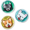 image:imageCool Coolers Boo Boo Flexible Gel Ice Packs 4x4 Reusable Cold Compress for Minor Injuries Cold Packs for Injuries Kids Ice Packs for Boo Boos 3 Pack DinoAssorted Characters