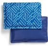 image:imageFit amp Fresh Cool Coolers Soft Ice Packs for Lunch Bags amp Coolers 2pk  LongLasting Reusable Ice Packs Flexible BPAFree Freezer Packs for Lunch Boxes Work School Breastmilk amp TravelNavy Sketch Weave  Blue