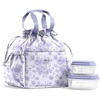 Purple Floral Toile