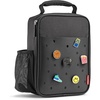 image:imageFit amp Fresh Customizable Kids Lunch Box for Girls  6 Cute Charms Included  Bottle Pocket BPAFree EasytoClean LeakResistant  Insulated Kids Lunch Bag School Compatible w Shoe CharmsBlack