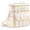 image:imageFit amp Fresh Sidekick Dual Compartment Insulated Soft Cooler Bag amp Lunch Box  Bottle Pocket Extra Storage Crossbody Strap 15Can Capacity LeakResistant Small Cooler For Beach Pool Work amp TravelPina Colada Cabana