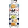 image:imageFit amp Fresh Small Plastic Containers With Lids 16 oz Small Snack Containers With Lids For Adults and Kids Reusable Leakproof Dressing and Condiment Containers With Two Attachable Ice Packs 4PK Light12 Cup