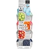 image:imageFit amp Fresh Small Plastic Containers With Lids 16 oz Small Snack Containers With Lids For Adults and Kids Reusable Leakproof Dressing and Condiment Containers With Two Attachable Ice Packs 4PK Light1 Cup