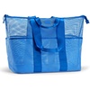 image:imageFit amp Fresh The Shore Thing XL Marine Grade Mesh Beach Bag Extra Large Beach Tote Durable Sandproof Oversized Pool BagMarina Blue