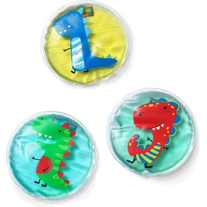 image:imageCool Coolers Boo Boo Flexible Gel Ice Packs 4x4 Reusable Cold Compress for Minor Injuries Cold Packs for Injuries Kids Ice Packs for Boo Boos 3 Pack DinoDino