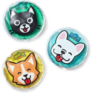 image:imageCool Coolers Boo Boo Flexible Gel Ice Packs 4x4 Reusable Cold Compress for Minor Injuries Cold Packs for Injuries Kids Ice Packs for Boo Boos 3 Pack DinoAssorted Characters