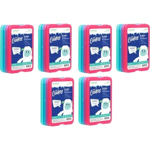 image:imageCool Coolers by Fit amp Fresh 4 Pack XL Slim Ice Packs Quick Freeze Space Saving Reusable Ice Packs for Lunch Boxes or CoolersMulti 8 PK