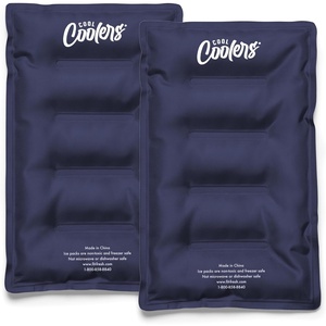image:imageCool Coolers by Fit amp Fresh XL Soft Ice Packs for Coolers amp Lunch Bags 2pk  LongLasting Large Reusable Freezer Packs BPAFree Flexible Lunch Box Ice Packs for Work School Breastmilk amp BeachMidnight Blue
