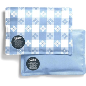 image:imageFit amp Fresh Cool Coolers Soft Ice Packs for Lunch Bags amp Coolers 2pk  LongLasting Reusable Ice Packs Flexible BPAFree Freezer Packs for Lunch Boxes Work School Breastmilk amp TravelCornflower Blue 2 Pack