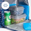 image:imageCool Coolers by Fit  Fresh 4 Pack Slim Ice Packs Space Saving Reusable Ice Packs for Lunch Boxes or CoolersBlue 8 Pack
