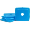 image:imageCool Coolers by Fit  Fresh 4 Pack Slim Ice Packs Space Saving Reusable Ice Packs for Lunch Boxes or CoolersBlue 8 Pack