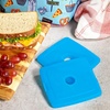 image:imageCool Coolers by Fit  Fresh 4 Pack Slim Ice Packs Space Saving Reusable Ice Packs for Lunch Boxes or CoolersBlue 8 Pack
