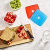 image:imageCool Coolers by Fit  Fresh 4 Pack Slim Ice Packs Space Saving Reusable Ice Packs for Lunch Boxes or CoolersMulti 12 Pack