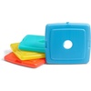image:imageCool Coolers by Fit  Fresh 4 Pack Slim Ice Packs Space Saving Reusable Ice Packs for Lunch Boxes or CoolersMulti Color 8 Pack