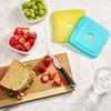 image:imageCool Coolers by Fit  Fresh 4 Pack Slim Ice Packs Space Saving Reusable Ice Packs for Lunch Boxes or CoolersMulti color 48 Pack