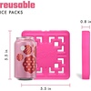 image:imageCool Coolers by Fit amp Fresh Fashion XL Reusable Ice Packs for Coolers 2pk  LongLasting Powerful Freeze Space Saving BPAFree Stylish Freezer Packs for Cooler Lunch Boxes School Camping amp BeachHot Pink  Large 3PK