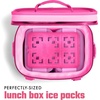 image:imageCool Coolers by Fit amp Fresh Fashion XL Reusable Ice Packs for Coolers 2pk  LongLasting Powerful Freeze Space Saving BPAFree Stylish Freezer Packs for Cooler Lunch Boxes School Camping amp BeachHot Pink  XLarge 2PK