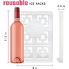 image:imageCool Coolers by Fit amp Fresh Fashion XL Reusable Ice Packs for Coolers 2pk  LongLasting Powerful Freeze Space Saving BPAFree Stylish Freezer Packs for Cooler Lunch Boxes School Camping amp BeachPearl White  Cooler Size 2PK