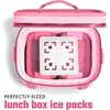 image:imageCool Coolers by Fit amp Fresh Fashion XL Reusable Ice Packs for Coolers 2pk  LongLasting Powerful Freeze Space Saving BPAFree Stylish Freezer Packs for Cooler Lunch Boxes School Camping amp BeachPearl White  Large 3PK