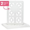 image:imageCool Coolers by Fit amp Fresh Fashion XL Reusable Ice Packs for Coolers 2pk  LongLasting Powerful Freeze Space Saving BPAFree Stylish Freezer Packs for Cooler Lunch Boxes School Camping amp BeachPearl White  Cooler Size 2PK