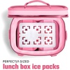 image:imageCool Coolers by Fit amp Fresh Fashion XL Reusable Ice Packs for Coolers 2pk  LongLasting Powerful Freeze Space Saving BPAFree Stylish Freezer Packs for Cooler Lunch Boxes School Camping amp BeachPearl White  XLarge 3PK
