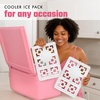 image:imageCool Coolers by Fit amp Fresh Fashion XL Reusable Ice Packs for Coolers 2pk  LongLasting Powerful Freeze Space Saving BPAFree Stylish Freezer Packs for Cooler Lunch Boxes School Camping amp BeachPearl White  Cooler Size 2PK