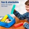 image:imageCool Coolers by Fit amp Fresh Kids Icicle Lunch Box Ice Pack Sticks Icicle Ice Sticks for Lunch Bags and Coolers Lunch Ice Pack Sticks Reusable SpaceSaving Multicolored Smile Icicles 4PKMulti Smiles
