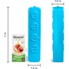 image:imageCool Coolers by Fit amp Fresh Kids Icicle Lunch Box Ice Pack Sticks Icicle Ice Sticks for Lunch Bags and Coolers Lunch Ice Pack Sticks Reusable SpaceSaving Multicolored Smile Icicles 4PKMulti Smiles