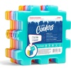 image:imageCool Coolers by Fit amp Fresh Kids Puzzle Shaped Lunch Box Ice Packs Back to School Essential Reusable Freeze Blocks for Insulated Bags and Cooler Multicolored 6PK