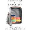 image:imageFit  Fresh 12Cup Snack Set Condiment amp Salad Dressing Containers Reusable amp Leakproof Lunch Containers Perfect for Insulated Lunch Bag Lunch Box amp More 5PK Multicolor12 Cup