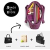 image:imageFit amp Fresh 2in1 Insulated Lunch amp Travel TotePlum