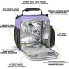 image:imageFit amp Fresh BREE Meal Prep Lunch Box With Containers Ice Pack and Shaker Bottle For Men and Women 6pc Meal Prep Kit Lunch Bag With Containers Included MauvePurple