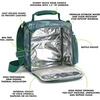 image:imageFit amp Fresh BREE Meal Prep Lunch Box With Containers Ice Pack and Shaker Bottle For Men and Women 6pc Meal Prep Kit Lunch Bag With Containers Included MauveCamo Pine