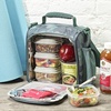 image:imageFit amp Fresh BREE Meal Prep Lunch Box With Containers Ice Pack and Shaker Bottle For Men and Women 6pc Meal Prep Kit Lunch Bag With Containers Included MauveCamo Pine