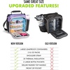 image:imageFit amp Fresh BREE Meal Prep Lunch Box With Containers Ice Pack and Shaker Bottle For Men and Women 6pc Meal Prep Kit Lunch Bag With Containers Included MauvePurple