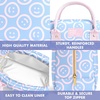 image:imageFit amp Fresh Bloomington Lunch Bag for Women  Insulated Large Lunch Box for Work with Containers LeakResistant StainResistant Zipper Closure All Smiles Bubble GumBubble Gum