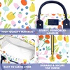 image:imageFit amp Fresh Bloomington Lunch Bag for Women  Insulated Large Lunch Box for Work with Containers LeakResistant StainResistant Zipper Closure StrawberryFruit Print