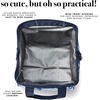 image:imageFit amp Fresh Charlotte Adult Insulated Lunch Bag with Carry Handles Navy Medallion BloomNavy Medallion Bloom