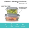 image:imageFit amp Fresh Cloverdale Adult Insulated Lunch Bag with Side Pouch amp Carry Handles Complete Lunch Kit Includes 2 Containers Botanical Silo NavyBotanical Silo Navy