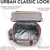 image:imageFit amp Fresh Foundry Extra Large Insulated Lunch Box for Men amp Women Large Lunch Bag for Meal Prep Double Decker Adult Lunch Box for Men with Containers Adjustable Strap Dual Compartment SteelSteel Gray
