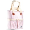 image:imageFit amp Fresh Foundry Wine Carrier Bag amp Soft Cooler Bag Insulated Leak Proof Large Soft Sided Cooler Bag 6 Bottle Wine Bag With Removable Divider For Beach Picnics and Travel CamoBlush Vineyard Stripe