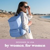 image:imageFit amp Fresh Insulated Backpack Soft Cooler  LeakResistant Beach amp Travel Bag for Women 24 Can Capacity Picnic amp Cooler BagCornflower
