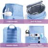 image:imageFit amp Fresh Insulated Backpack Soft Cooler  LeakResistant Beach amp Travel Bag for Women 24 Can Capacity Picnic amp Cooler BagCornflower